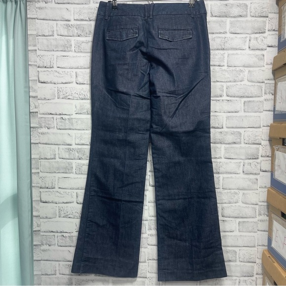 Loft Editor Wide Leg Long Jeans 8L - Picture 2 of 7